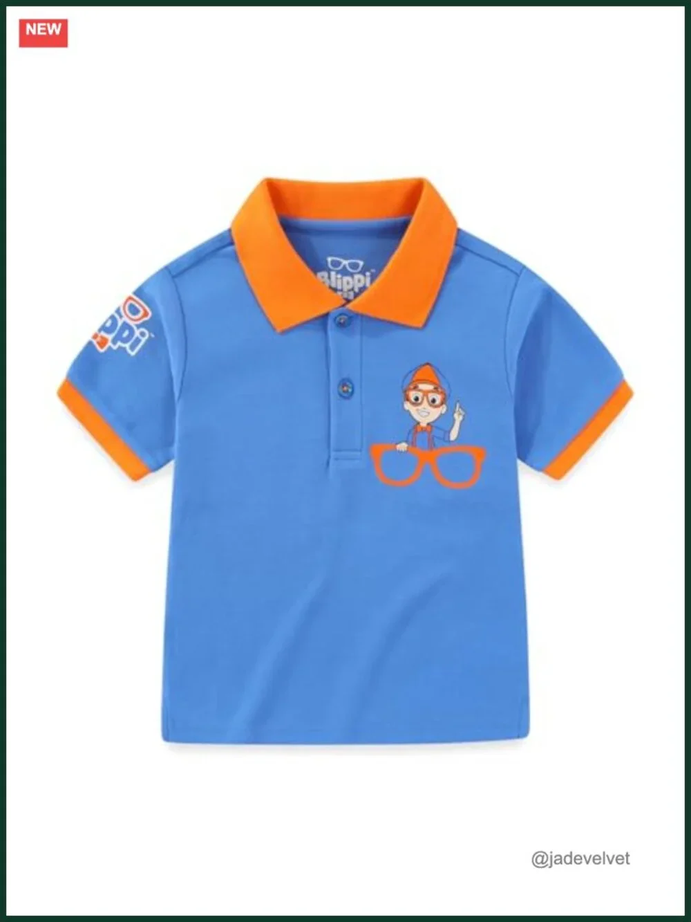 Boys Short Sleeve Polo Shirt Toddler Big Kids Cotton Blend